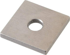 Mitutoyo - 0.118" Square Steel Gage Block - Accuracy Grade 0, Includes Certificate of Inspection - Apex Tool & Supply