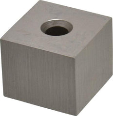 Mitutoyo - 0.8" Square Steel Gage Block - Accuracy Grade 0, Includes Certificate of Inspection - Apex Tool & Supply