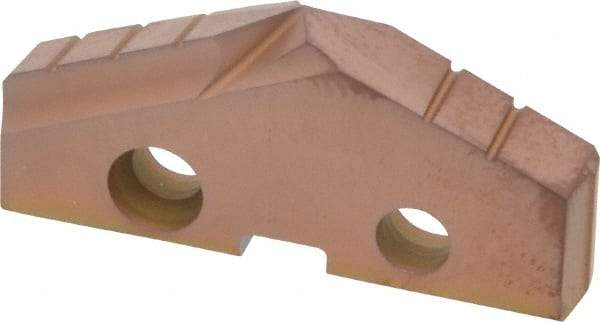 Allied Machine and Engineering - 1-11/16" Diam x 1/4" Thick, Seat Code 3, 132° Included Angle Spade Drill Insert - AM200 Coated, Cobalt, Grade Super Cobalt, Series GEN2 T-A - Apex Tool & Supply