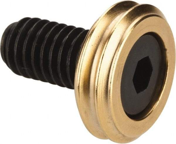 Mitee-Bite - 3/8-16 Screw, 1/4" Clamp Height, 13/16" Clamp Width, Knife Edge Clamps - 0.71" Extension Length, 2,000 Lb Holding Force, Steel, 8 Clamps - Apex Tool & Supply
