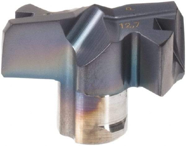 Iscar - Series FCP, 12.7mm Diam Grade IC908 Replaceable Drill Tip - Carbide, TiAlN/TiN Finish, 12 Seat Size - Apex Tool & Supply
