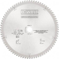 DeWALT - 6-3/4" Diam, 20mm Arbor Hole Diam, 40 Tooth Wet & Dry Cut Saw Blade - Carbide-Tipped, Standard Round Arbor - Apex Tool & Supply