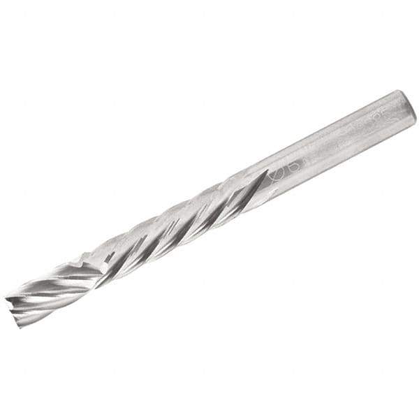 Iscar - 8mm Cutting Diam x 16mm Length of Cut, 6 Flute, Compression Spiral Router Bit - Uncoated, Right Hand Cut, Solid Carbide, 63mm OAL x 8mm Shank Diam, Square End - Apex Tool & Supply