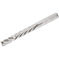 Iscar - 12mm Cutting Diam x 24mm Length of Cut, 8 Flute, Compression Spiral Router Bit - Uncoated, Right Hand Cut, Solid Carbide, 83mm OAL x 12mm Shank Diam, Square End - Apex Tool & Supply