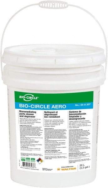 Bio-Circle - 5.3 Gal Bucket Parts Washer Fluid - Water-Based - Apex Tool & Supply