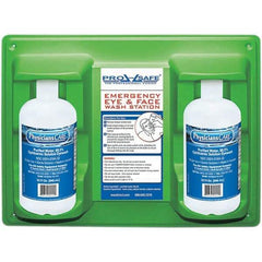 PRO-SAFE - 32 oz, Disposable Eyewash Double Station - Approved by FDA - Apex Tool & Supply