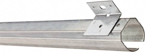 National Mfg. - 10 Ft Long, 600 Lb Capacity, Straight Boxrail - Galvanized - Apex Tool & Supply
