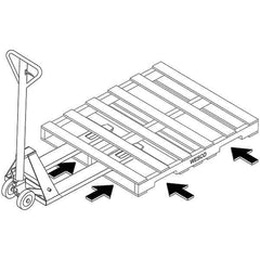 Wesco Industrial Products - Pallet Trucks/Jacks Type: Pallet Truck Load Capacity (Lb.): 4,000 - Apex Tool & Supply