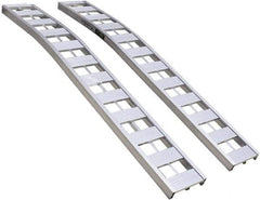 Erickson Manufacturing - 90" Long x 12" Wide, 3,000 Lb Capacity, Arched Truck Ramp - Aluminum, For All Vehicles - Apex Tool & Supply