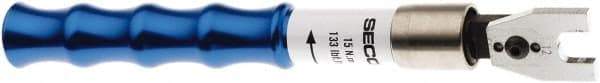 Seco - 12mm Hex Slotted Drive, Torque Wrench for Indexable Milling Head - Minimaster Plus Series - Apex Tool & Supply