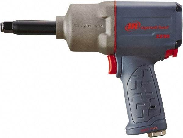 Ingersoll-Rand - 1/2" Drive, 8,500 RPM, 900 Ft/Lb Torque Impact Wrench - Pistol Grip Handle, 1,220 IPM, 24 CFM, 90 psi, 1/4" NPT Inlet - Apex Tool & Supply