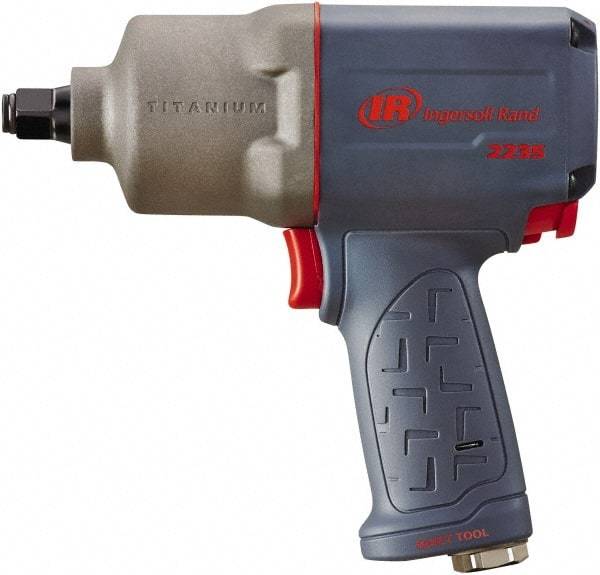 Ingersoll-Rand - 1/2" Drive, 8,500 RPM, 900 Ft/Lb Torque Impact Wrench - Pistol Grip Handle, 1,220 IPM, 24 CFM, 90 psi, 1/4" NPT Inlet - Apex Tool & Supply