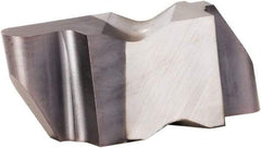 Kennametal - 2M150NR Grade KC5025, 3mm Cutting Width Carbide Grooving Insert - 2.79mm Max Depth of Cut, Left Hand, 1.5mm Corner Radius, AlTiN Finish - Apex Tool & Supply