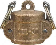 Value Collection - 2" Brass Cam & Groove Suction & Discharge Hose Dust Cap For Use with Adapters - Part DC, 1,000 Max psi - Apex Tool & Supply