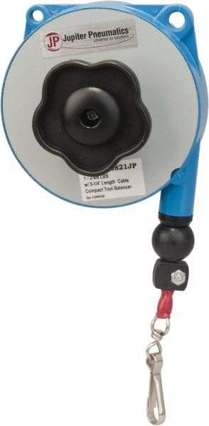 PRO-SOURCE - 6 Lb Load Capacity, 5-1/4' Travel Distance, Tool Balancer - Steel Cable, Aluminum Housing, Locking Mechanism - Apex Tool & Supply