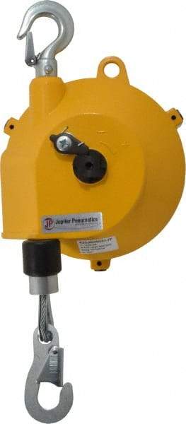 PRO-SOURCE - 20 Lb Load Capacity, 4-1/4' Travel Distance, Tool Balancer - Steel Cable, Aluminum Housing, Tension Adjustment - Apex Tool & Supply