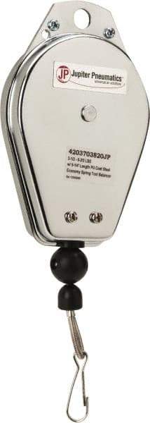 PRO-SOURCE - 3.33 Lb Load Capacity, 4.59' Travel Distance, Tool Balancer - Steel Cable, Steel Housing, Locking Mechanism - Apex Tool & Supply