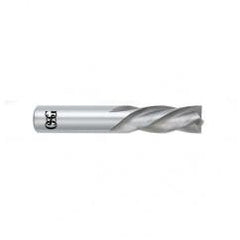 1 Dia. x 4 Overall Length 4-Flute Square End Solid Carbide SE End Mill-Round Shank-Center Cutting-Uncoated - Apex Tool & Supply