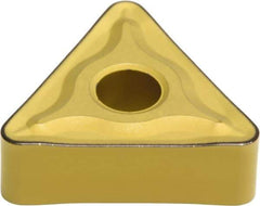 Sumitomo - TNMG332 EMX Grade AC830P Carbide Turning Insert - Al2O3 Finish, 60° Triangle, 3/8" Inscr Circle, 3/16" Thick, 1/32" Corner Radius - Apex Tool & Supply