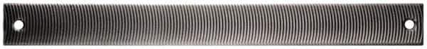 PFERD - 12" Long, Smooth Cut, Flat American-Pattern File - Curved Cut, 0.38" Overall Thickness, Flexible - Apex Tool & Supply