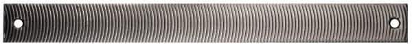 PFERD - 12" Long, Bastard Cut, Flat American-Pattern File - Curved Cut, 0.38" Overall Thickness, Flexible - Apex Tool & Supply