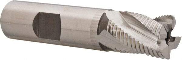 Hertel - 5/8" Diam, Fine Pitch, 3/4" LOC, 4 Flute Cobalt Roughing Square End Mill - Uncoated, 2-7/8" OAL, 5/8" Shank Diam, Single End, 30° Helix - Apex Tool & Supply