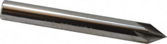 Keo - 1/4" Head Diam, 1/4" Shank Diam, 6 Flute 60° Solid Carbide Countersink - Apex Tool & Supply