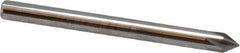 Keo - 1/8" Head Diam, 1/8" Shank Diam, 6 Flute 60° Solid Carbide Countersink - Bright Finish, 1-1/2" OAL, Single End - Apex Tool & Supply