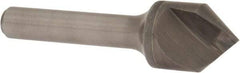 Keo - 3/4" Head Diam, 3/8" Shank Diam, 1 Flute 82° Solid Carbide Countersink - Bright Finish, 2-3/4" OAL, Single End - Apex Tool & Supply
