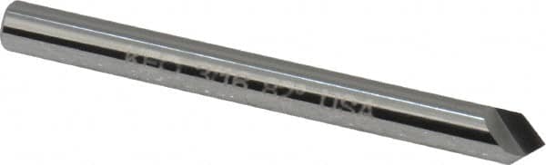 Keo - 3/16" Head Diam, 3/16" Shank Diam, 1 Flute 82° Solid Carbide Countersink - Apex Tool & Supply