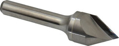 Keo - 3/4" Head Diam, 3/8" Shank Diam, 1 Flute 60° Solid Carbide Countersink - Apex Tool & Supply