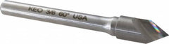 Keo - 3/8" Head Diam, 1/4" Shank Diam, 1 Flute 60° Solid Carbide Countersink - Apex Tool & Supply