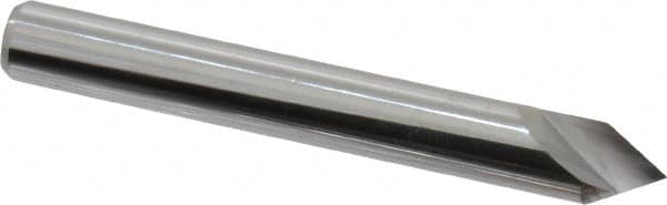 Keo - 1/4" Head Diam, 1/4" Shank Diam, 1 Flute 60° Solid Carbide Countersink - Apex Tool & Supply