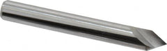 Keo - 1/4" Head Diam, 1/4" Shank Diam, 1 Flute 60° Solid Carbide Countersink - Apex Tool & Supply