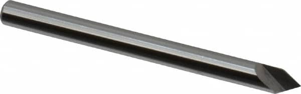 Keo - 1/8" Head Diam, 1/8" Shank Diam, 1 Flute 60° Solid Carbide Countersink - Apex Tool & Supply