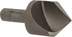 Keo - 1-1/4" Head Diam, 1/2" Shank Diam, 1 Flute 90° Cobalt Countersink - Bright Finish, 3" OAL, Single End - Apex Tool & Supply