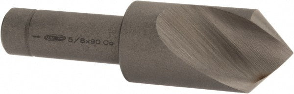 Keo - 5/8" Head Diam, 3/8" Shank Diam, 1 Flute 90° Cobalt Countersink - Apex Tool & Supply