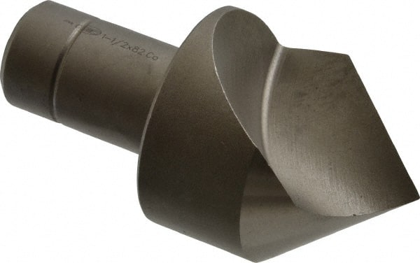Keo - 1-1/2" Head Diam, 3/4" Shank Diam, 1 Flute 82° Cobalt Countersink - Apex Tool & Supply