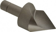 Keo - 1-1/4" Head Diam, 1/2" Shank Diam, 1 Flute 60° Cobalt Countersink - Bright Finish, 3" OAL, Single End - Apex Tool & Supply