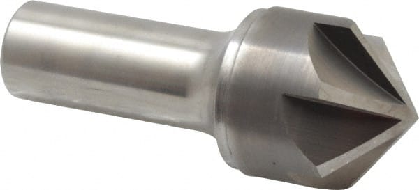 Keo - 1-1/4" Head Diam, 3/4" Shank Diam, 6 Flute 100° Solid Carbide Countersink - Apex Tool & Supply