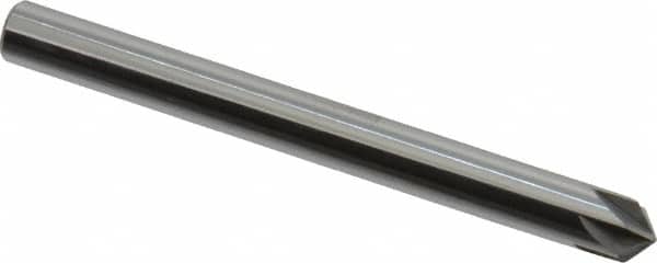 Keo - 3/16" Head Diam, 3/16" Shank Diam, 6 Flute 100° Solid Carbide Countersink - Apex Tool & Supply