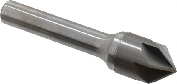 Keo - 5/8" Head Diam, 3/8" Shank Diam, 6 Flute 90° Solid Carbide Countersink - Apex Tool & Supply