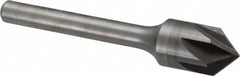 Keo - 1/2" Head Diam, 1/4" Shank Diam, 6 Flute 90° Solid Carbide Countersink - Apex Tool & Supply