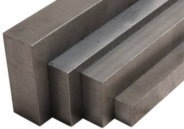 Value Collection - 3/8 Inch Thick x 4 Inch Wide x 36 Inch Long, 420 ESR Stainless Steel Rectangular Rod - Tolerance:  +0.015/+0.055 Inch Thickness, +0.060/+0.187 Inch Wide, +0.125/+0.375 Inch Length - Apex Tool & Supply