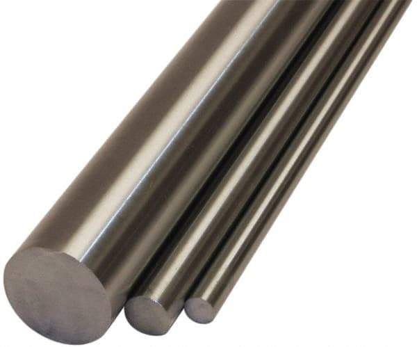 Made in USA - 2-1/2" Diam x 3' Long, 4140P Steel Round Rod - Ground and Polished, Pre-Hardened, Alloy Steel - Apex Tool & Supply