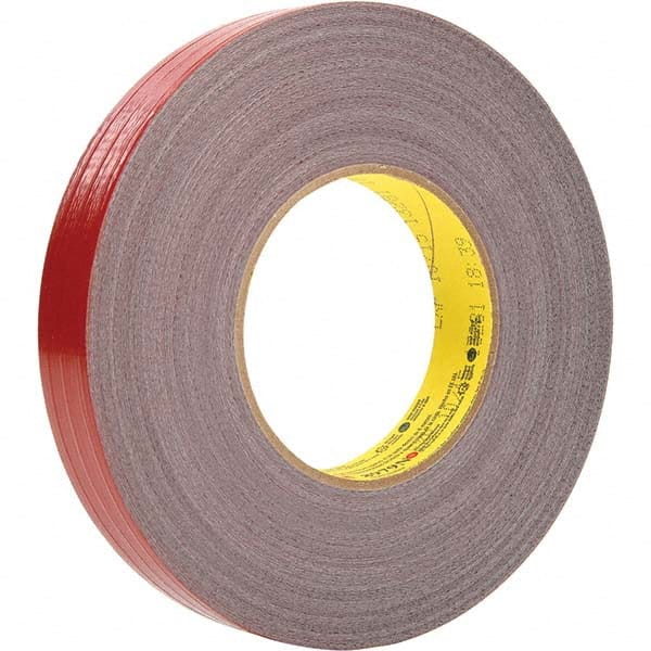 3M - 54.8m x 24mm x 12.1 mil Red Polyethylene Cloth Duct Tape - Apex Tool & Supply