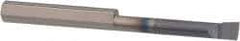 Accupro - 0.23" Min Bore Diam, 1.2" Max Bore Depth, 5/16 Shank Diam, Boring Bar - Right Hand Cut, Solid Carbide, AlTiN Finish - Exact Industrial Supply