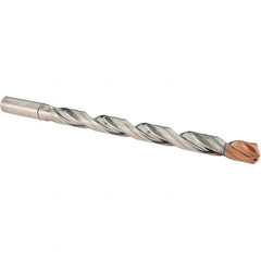 Walter-Titex - 5/8" 140° Spiral Flute Solid Carbide Taper Length Drill Bit - Apex Tool & Supply