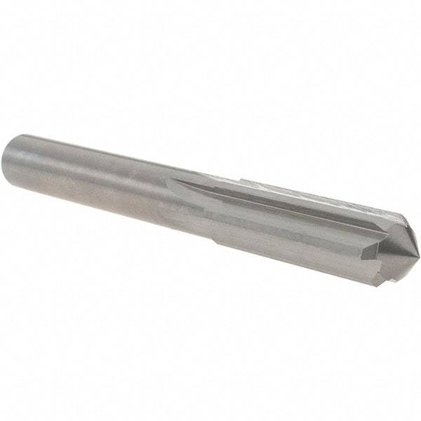 OSG - 12.1mm Solid Carbide Chucking Reamer - Straight Flute, 11.11mm Straight Shank, 38mm Flute Length, 102mm OAL - Apex Tool & Supply