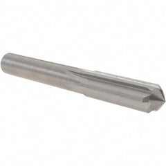 OSG - 12.1mm Solid Carbide Chucking Reamer - Straight Flute, 11.11mm Straight Shank, 38mm Flute Length, 102mm OAL - Apex Tool & Supply